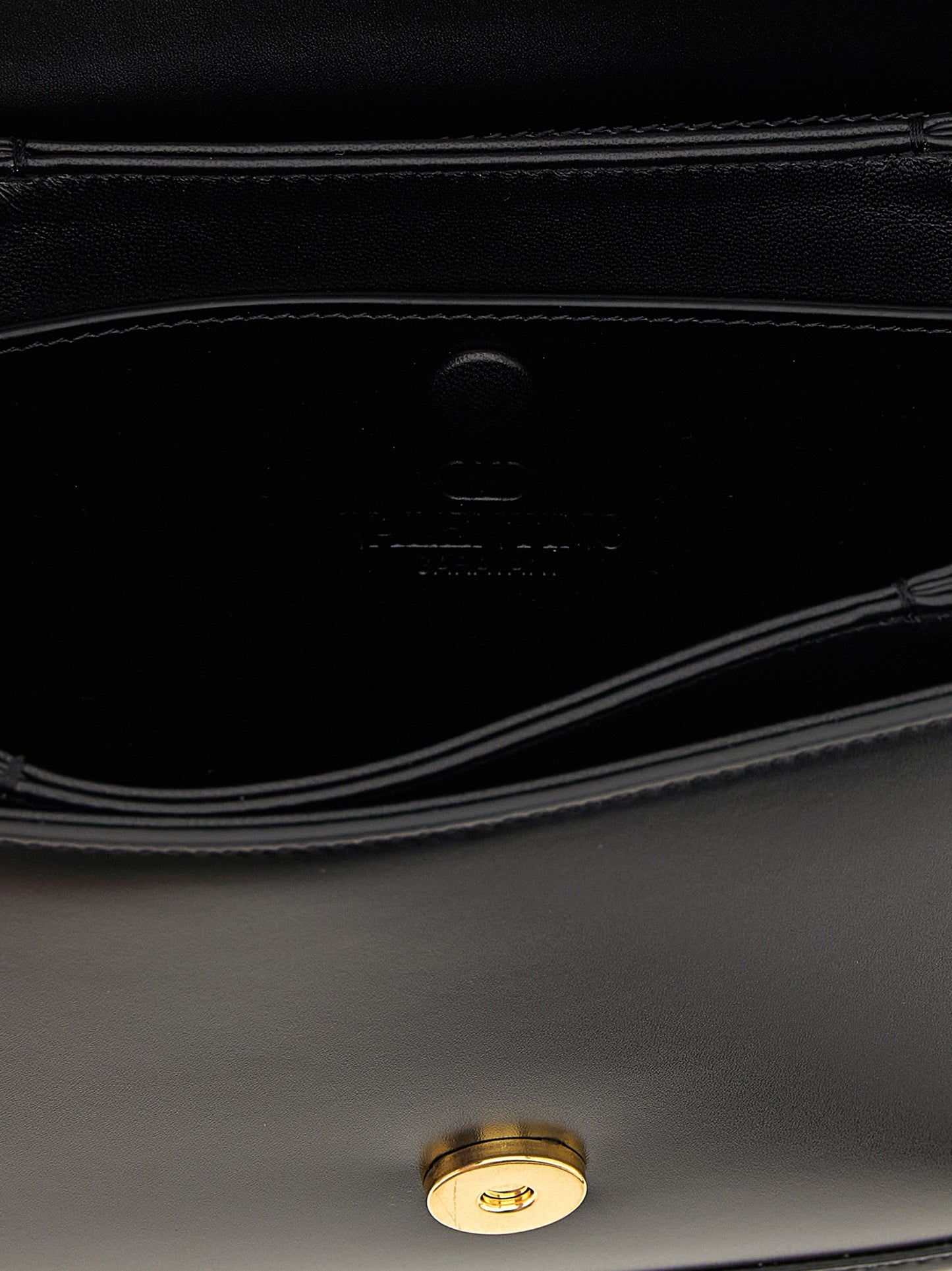 Black Calfskin Crossbody Bag
