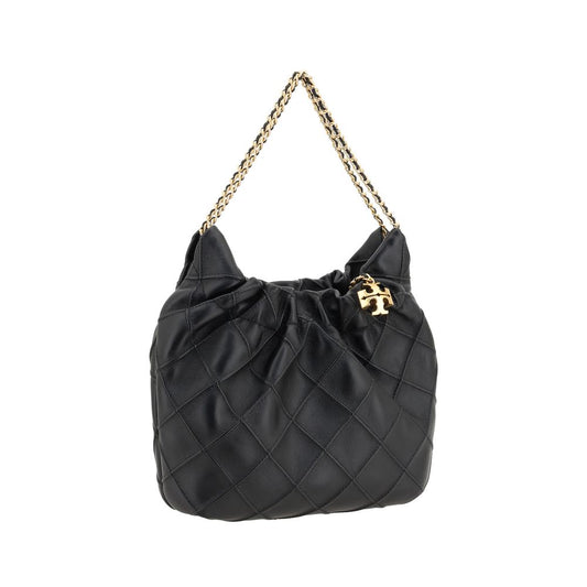 Black Calf Leather Bos Taurus Handbag