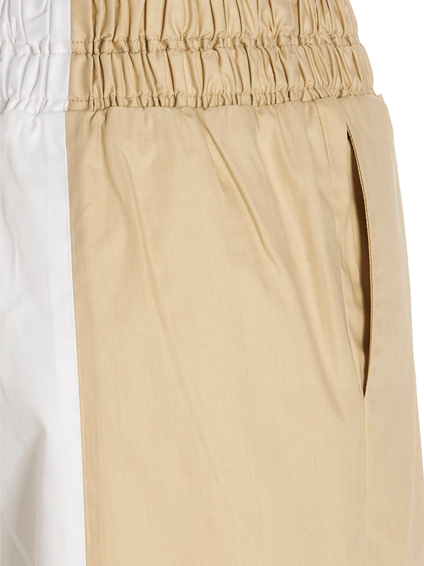 Multicolor Cotton Casual Pants