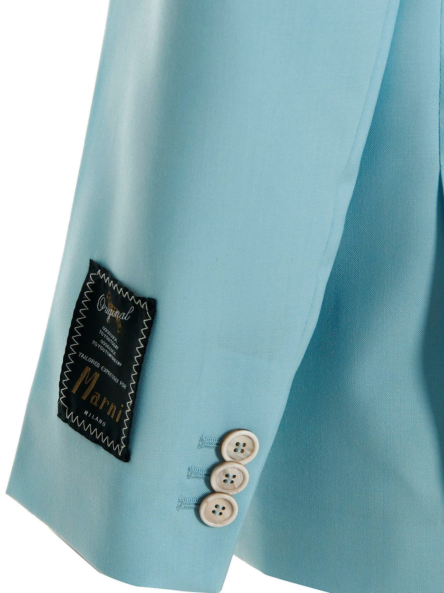 Blue Virgin Wool Blazer