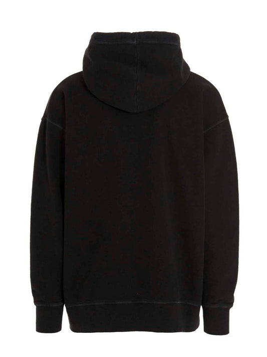 Black Cotton Sweatshirt