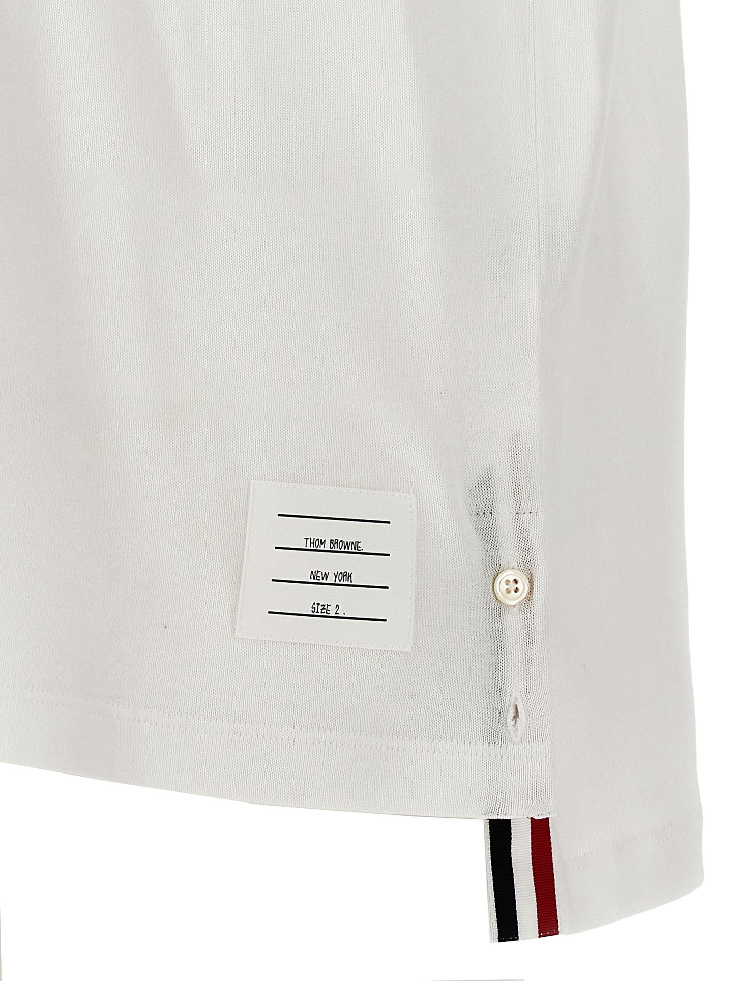 White Cotton Polo Shirt
