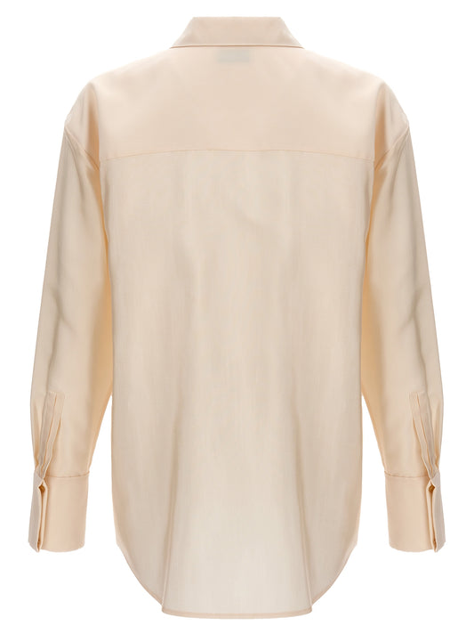 Beige Acetate Blouse