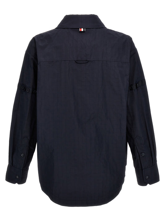 Blue Polyamide Blouse