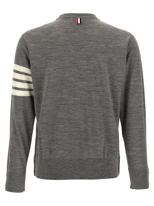 Gray Virgin Wool Cardigan