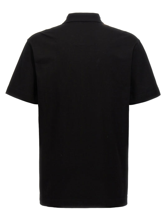 Black Cotton Polo Shirt