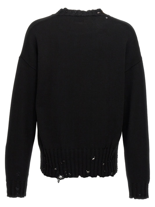 Black Cotton Cardigan