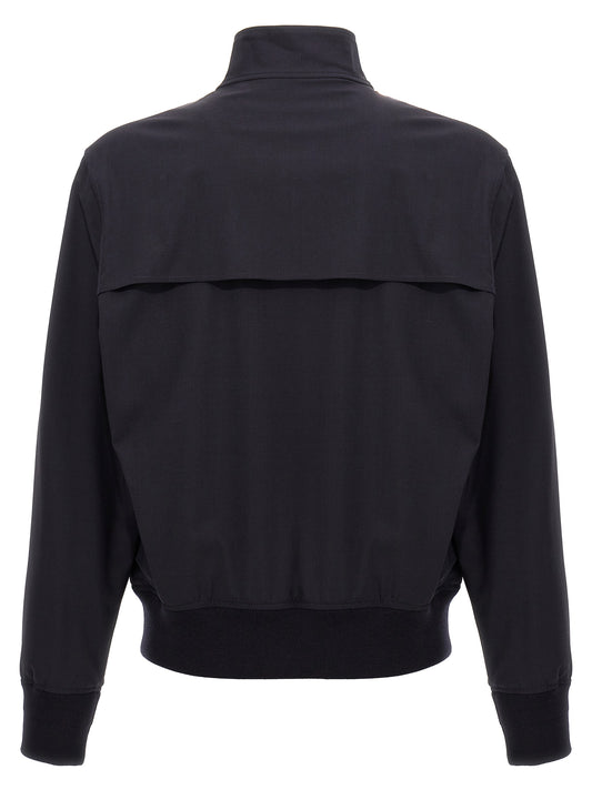 Blue Elastane Bomber