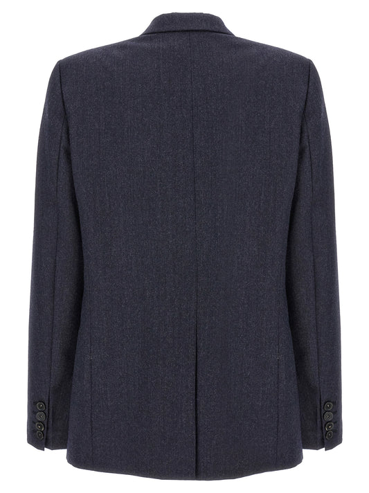 Blue Viscose Blazer