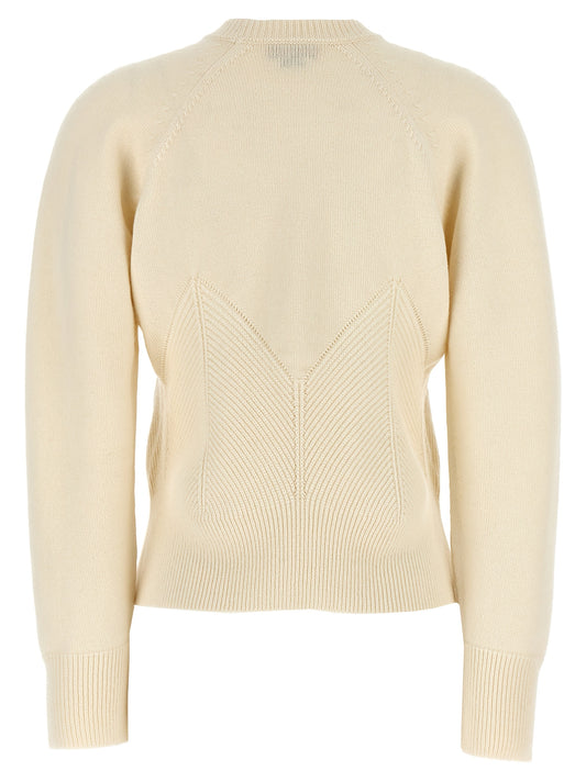 White Wool Cardigan