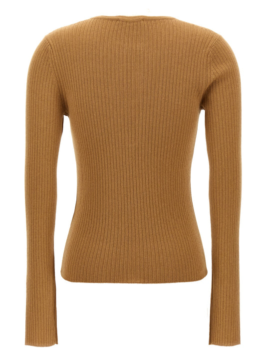 Beige Silk Cardigan