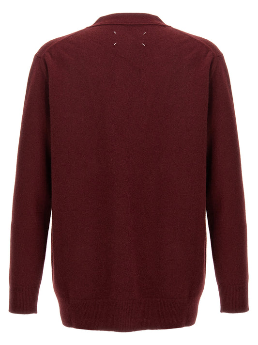 Bordeaux Wool Cardigan
