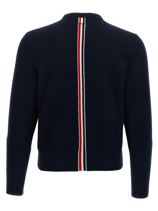 Blue Virgin Wool Cardigan