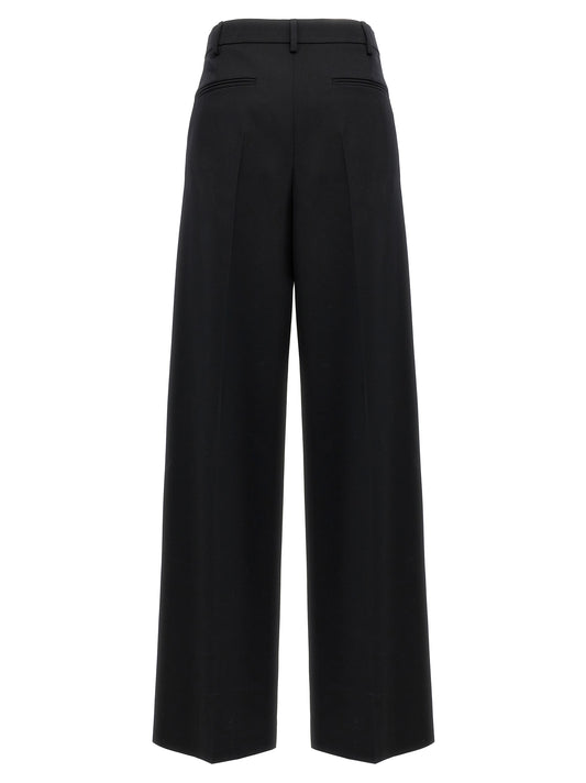 Black Virgin Wool Dress Pants