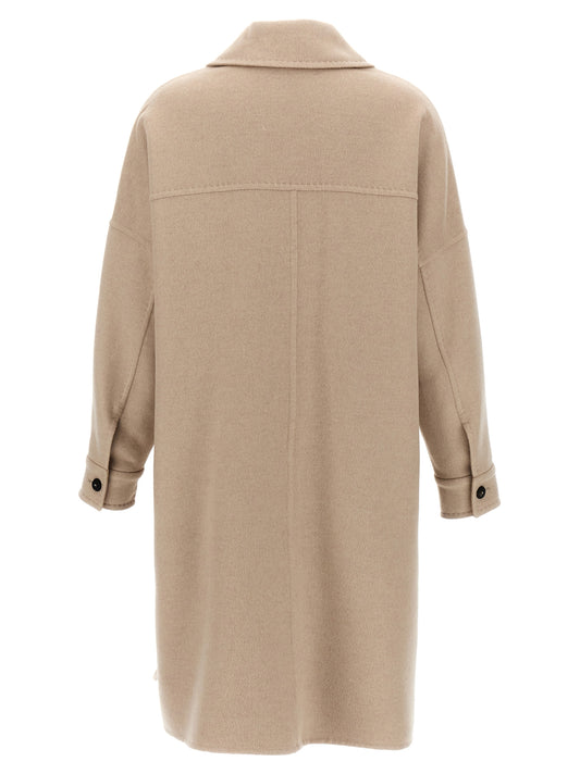 Beige Cashmere Coat
