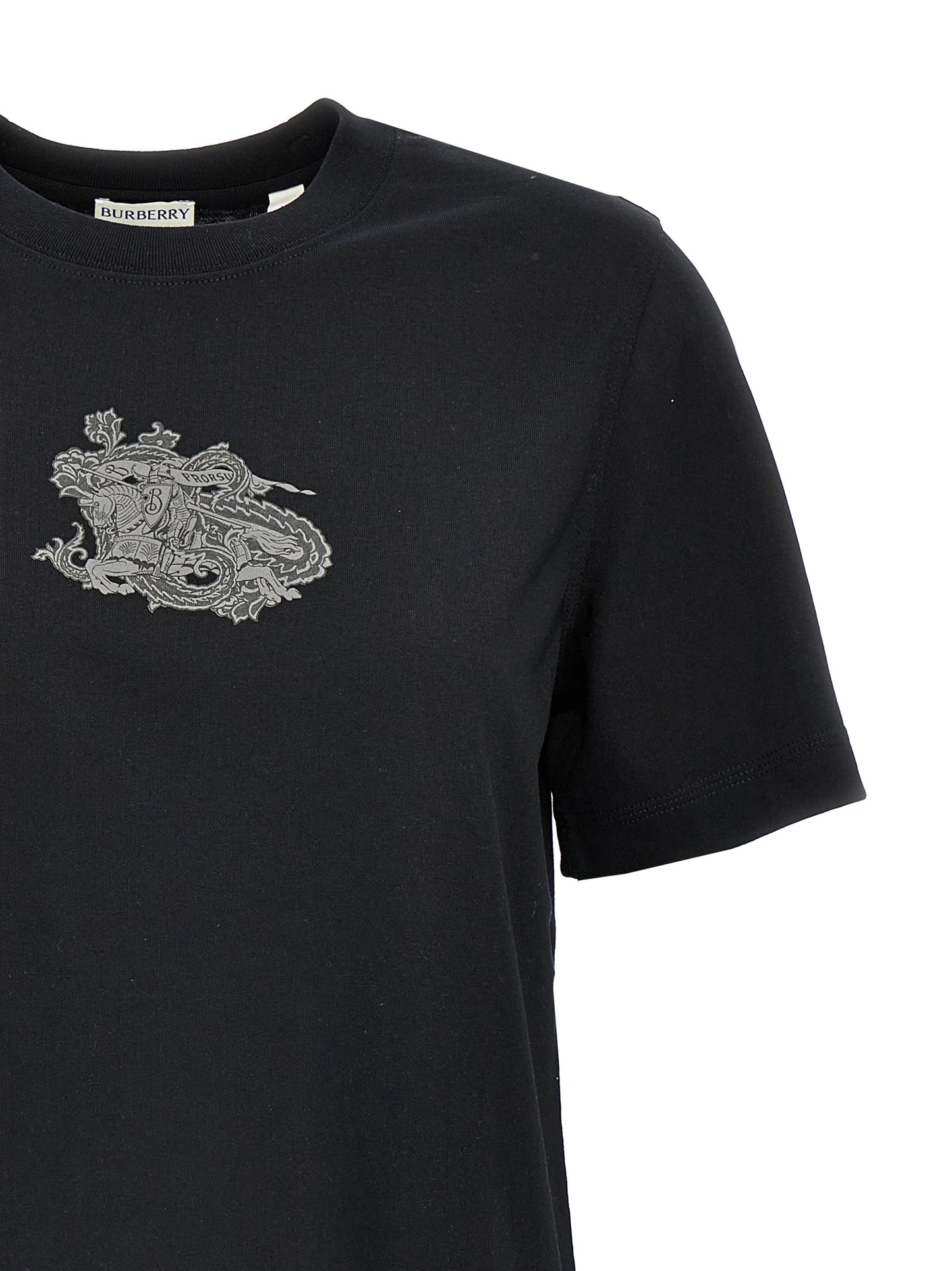 Black Cotton T-Shirt