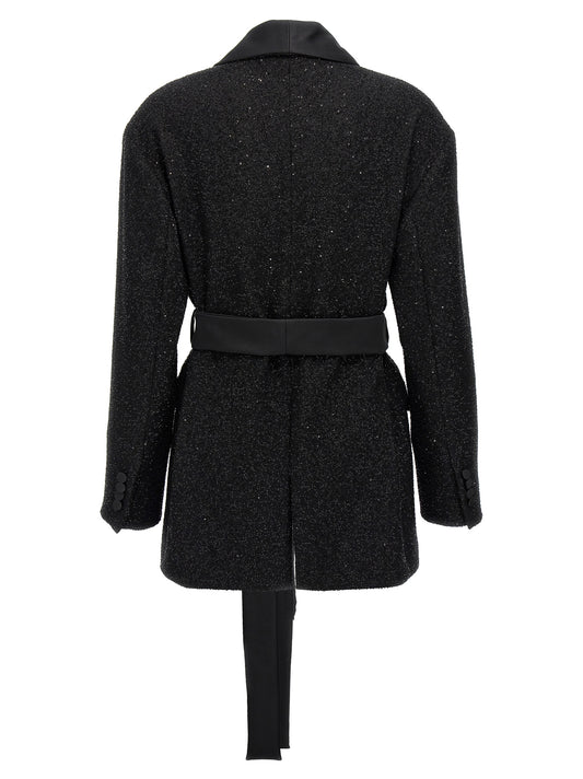 Black Viscose Blazer