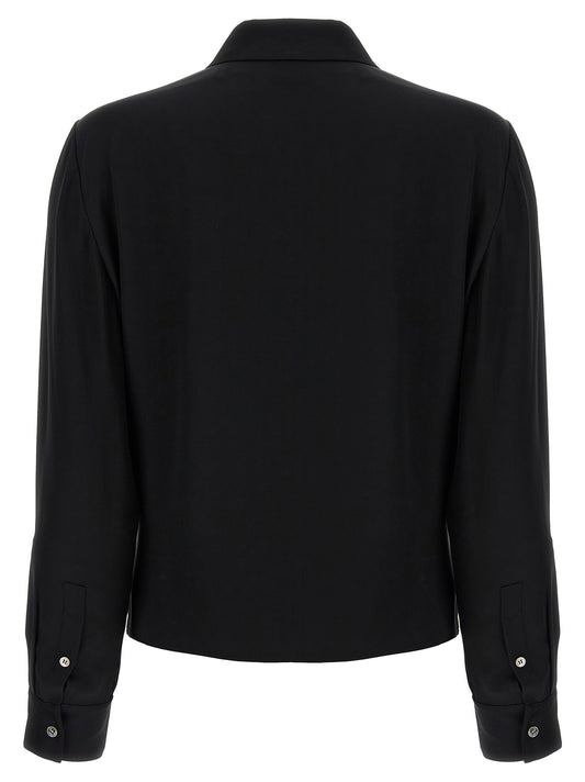 Black Silk Blouse