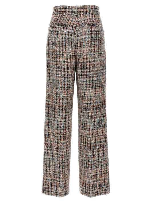 Multicolor Viscose Casual Pants