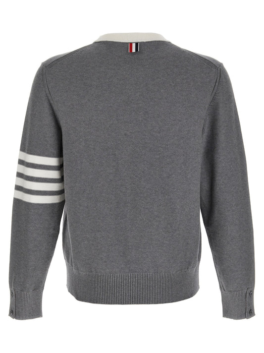 Gray Cotton Cardigan