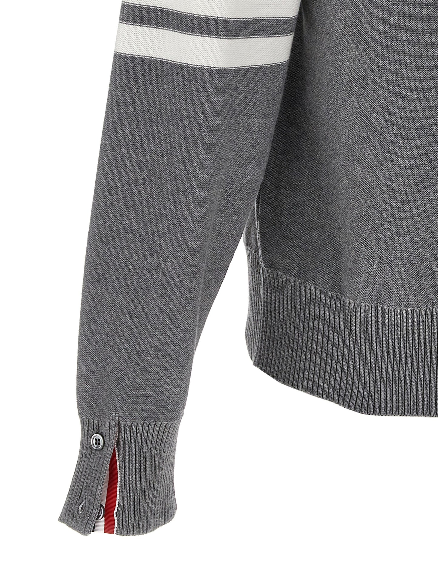 Gray Cotton Cardigan