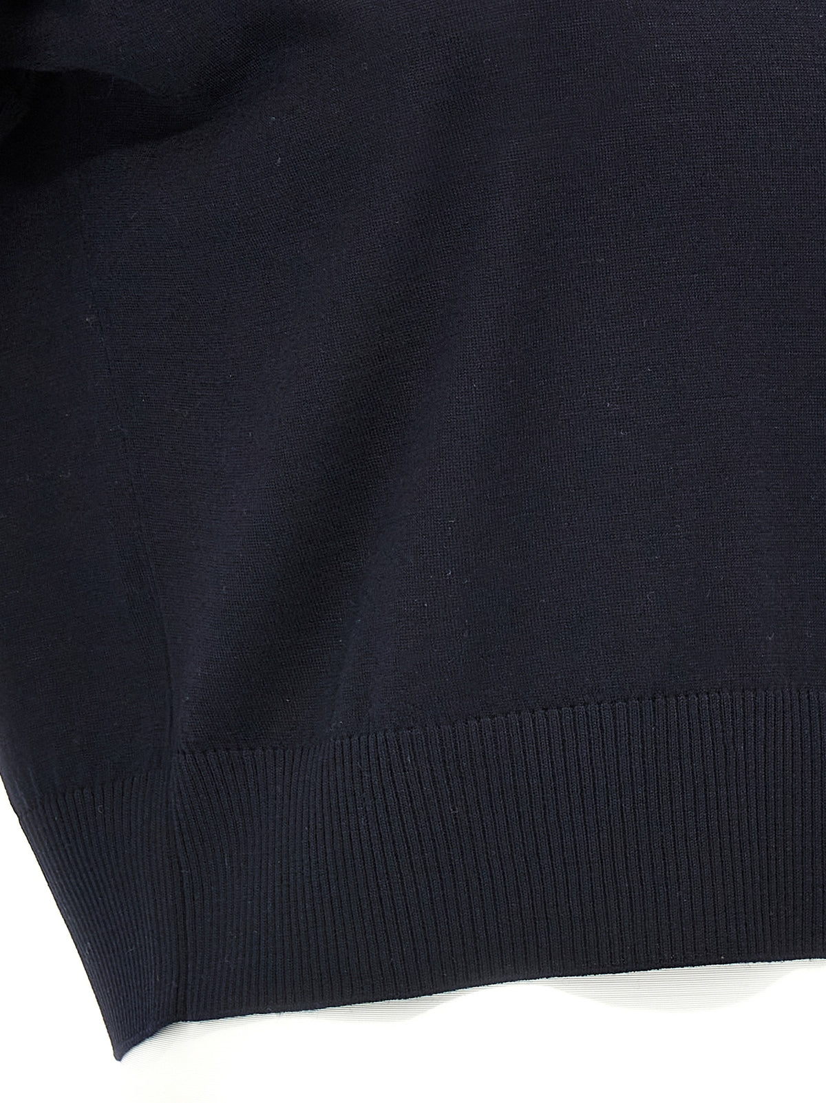 Blue Wool Shortsleeve Shirt
