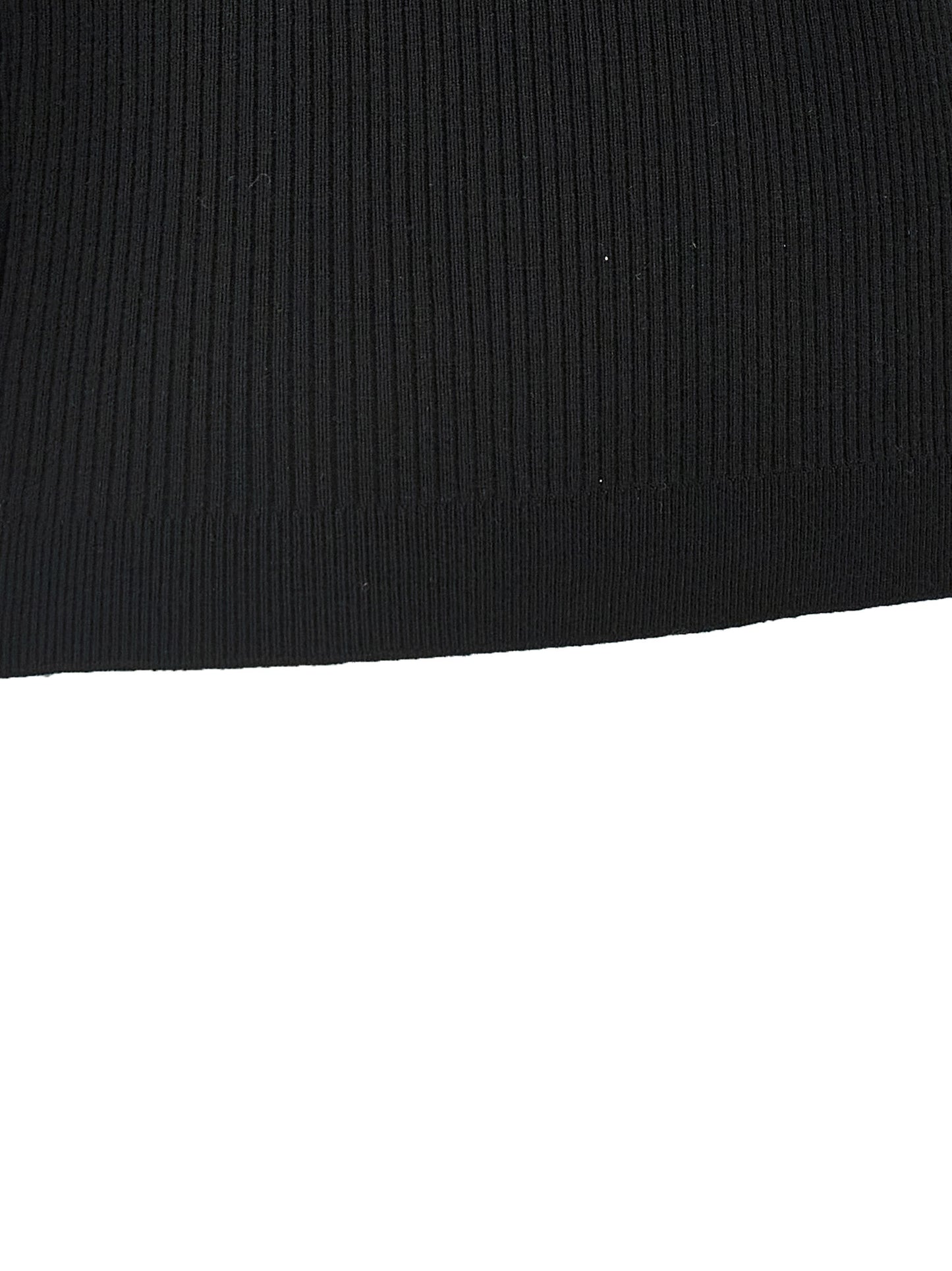 Black Wool T-Shirt