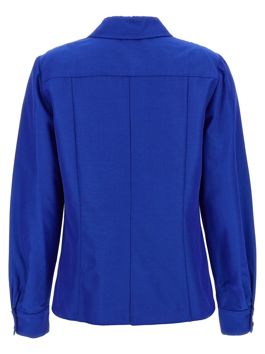 Blue Cotton Blouse