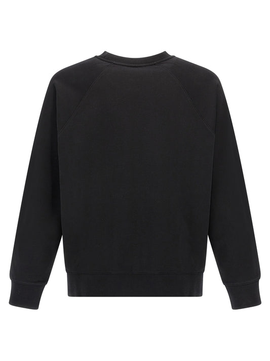 Black Cotton Sweatshirt