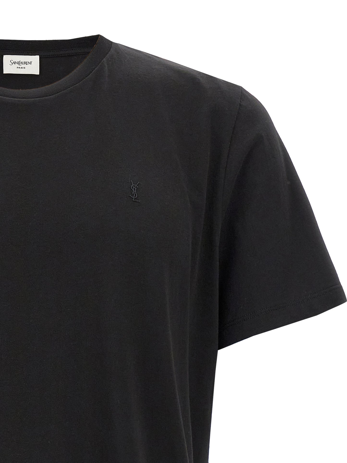 Black Cotton T-Shirt