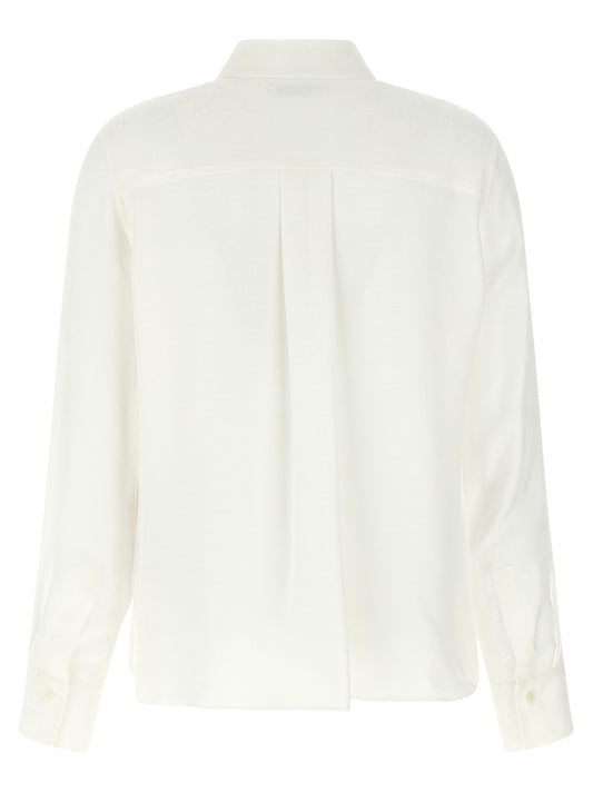 White Silk Blouse