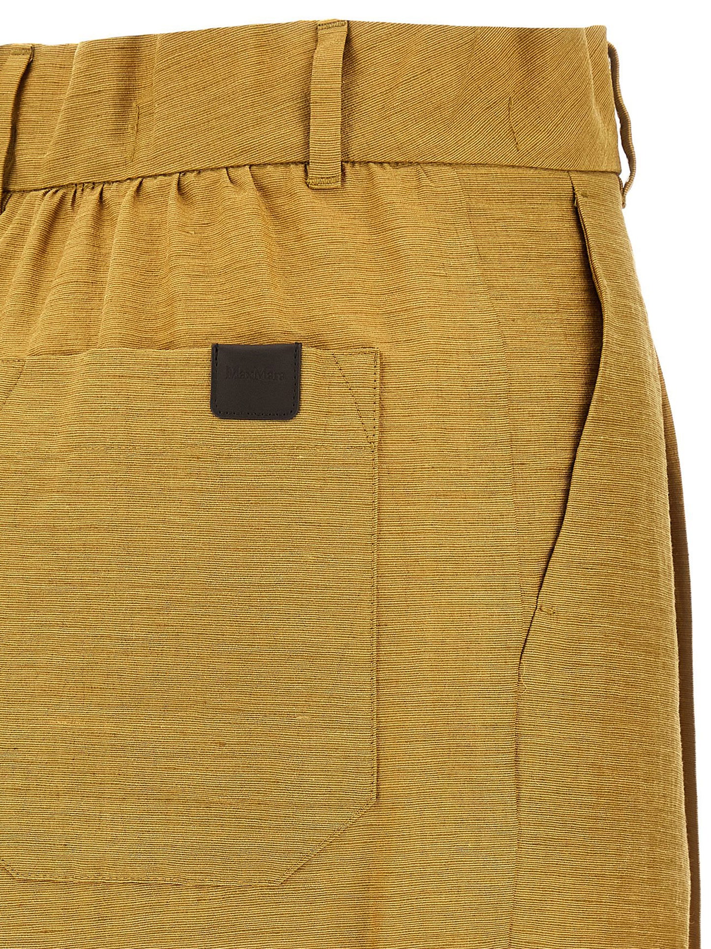 Gold Fluorofiber Dress Pants