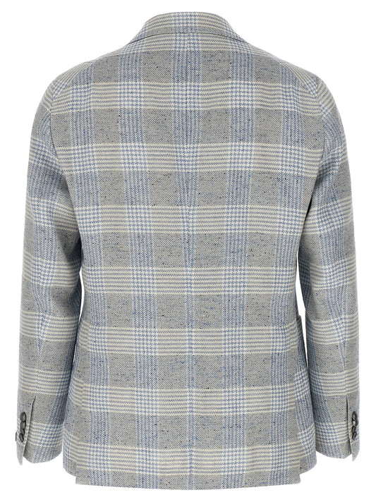 Blue Cotton Blazer