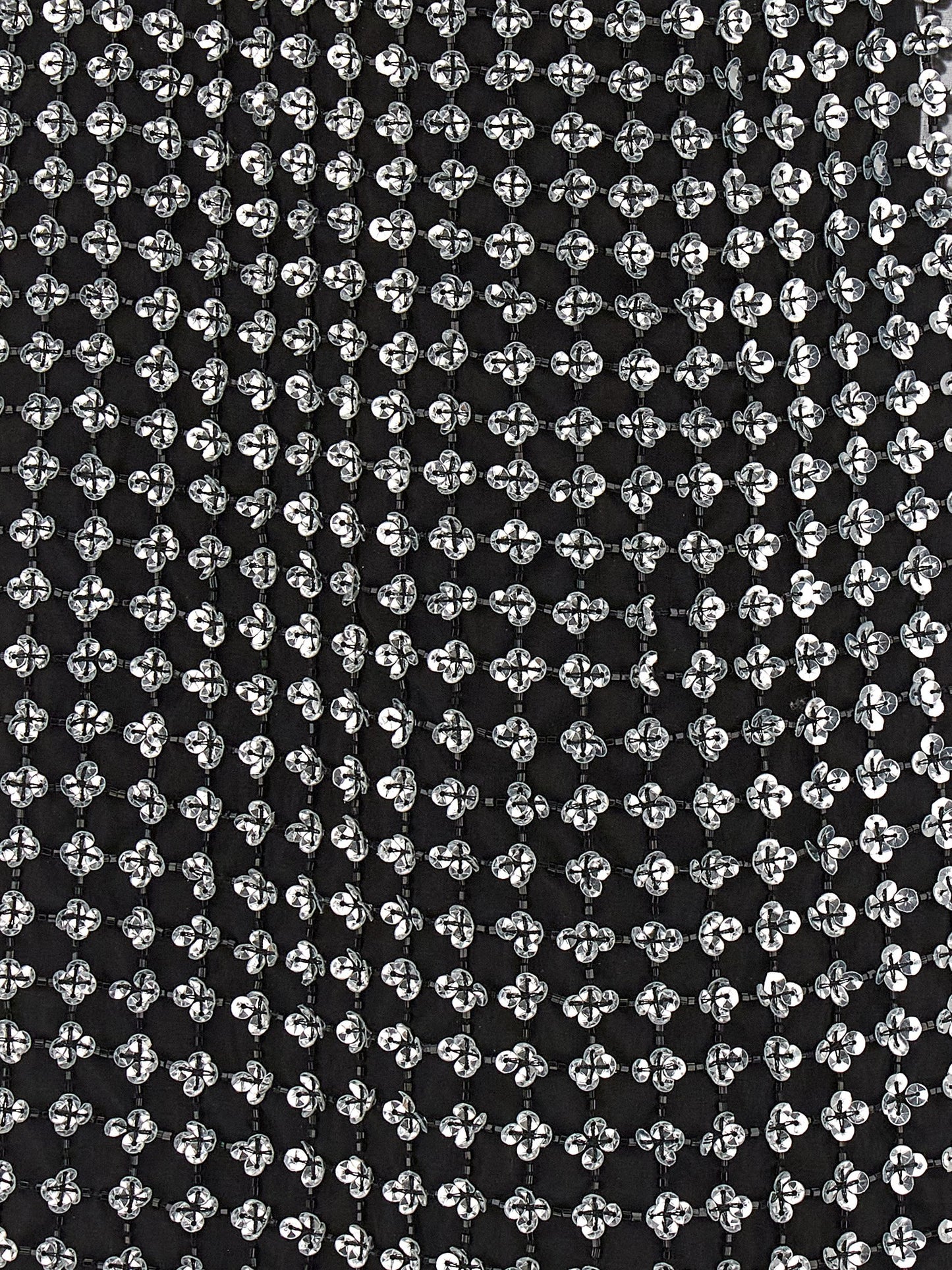 Black Silk Short Dress