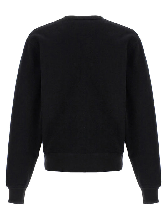 Black Cotton Sweatshirt