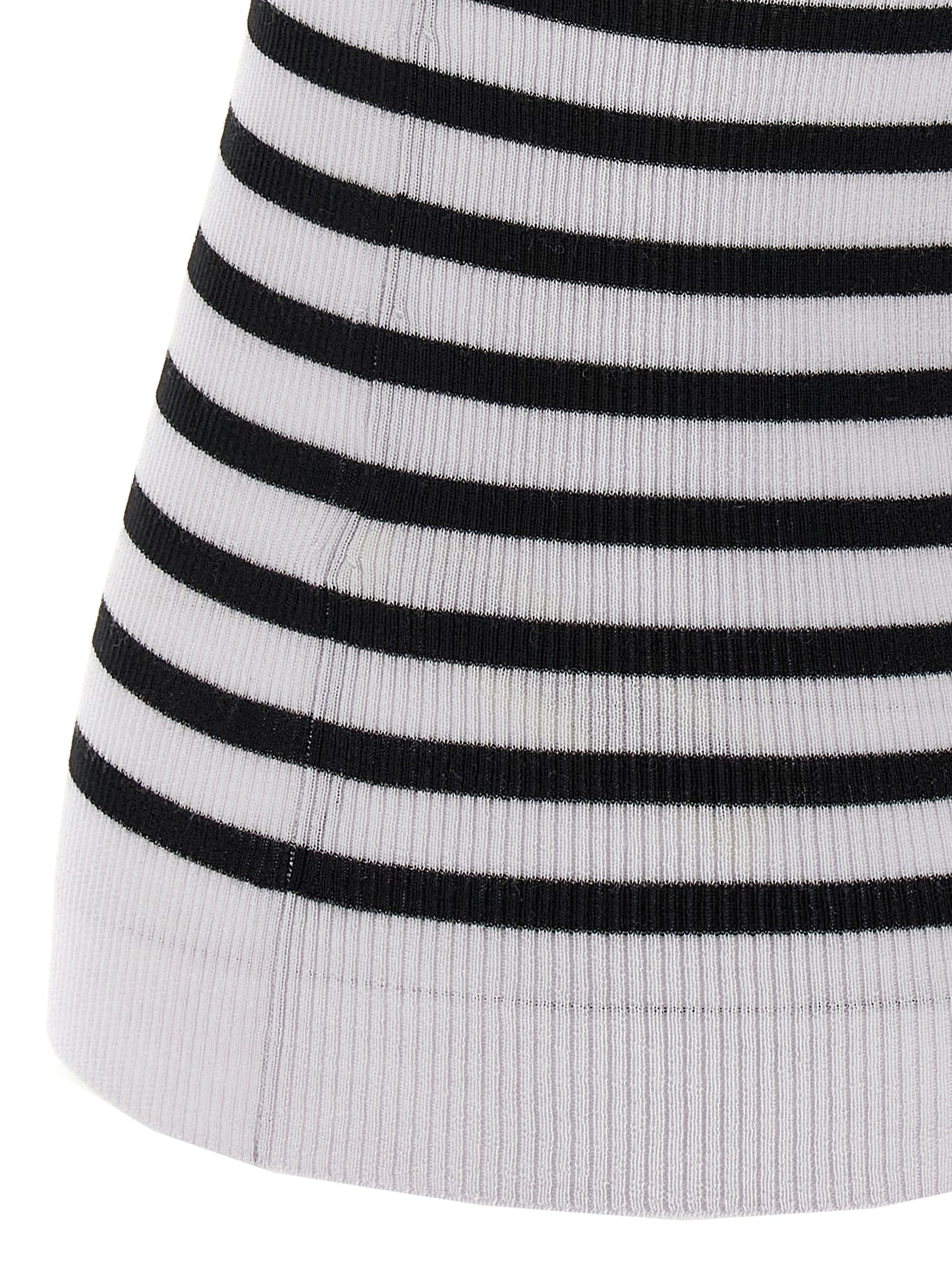 Bicolor Wool Sleeveles T-Shirt