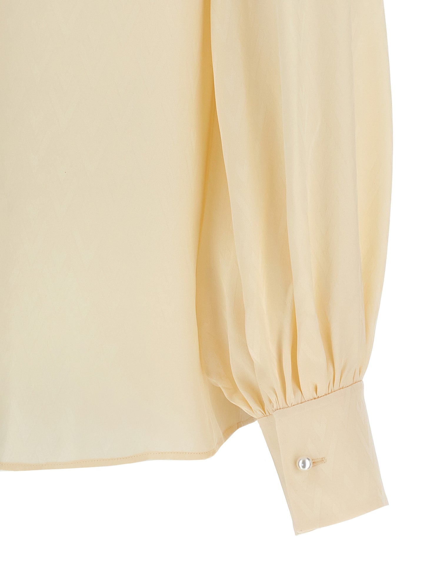 Beige Silk Blouse