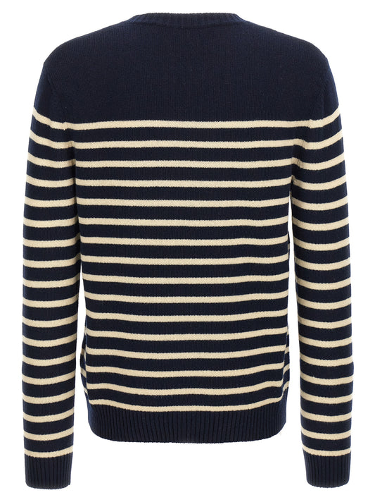 Blue Virgin Wool Cardigan