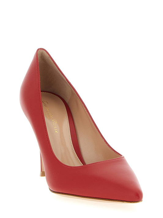 Red Calfskin High Heel Pumps