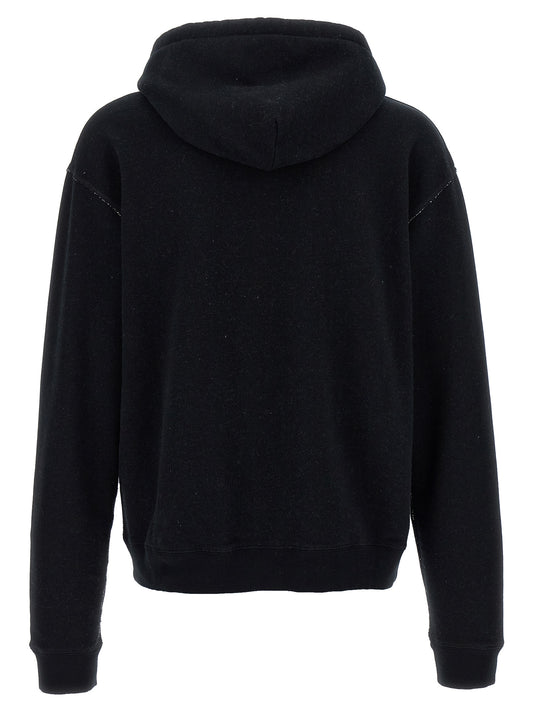 Black Cotton Sweatshirt
