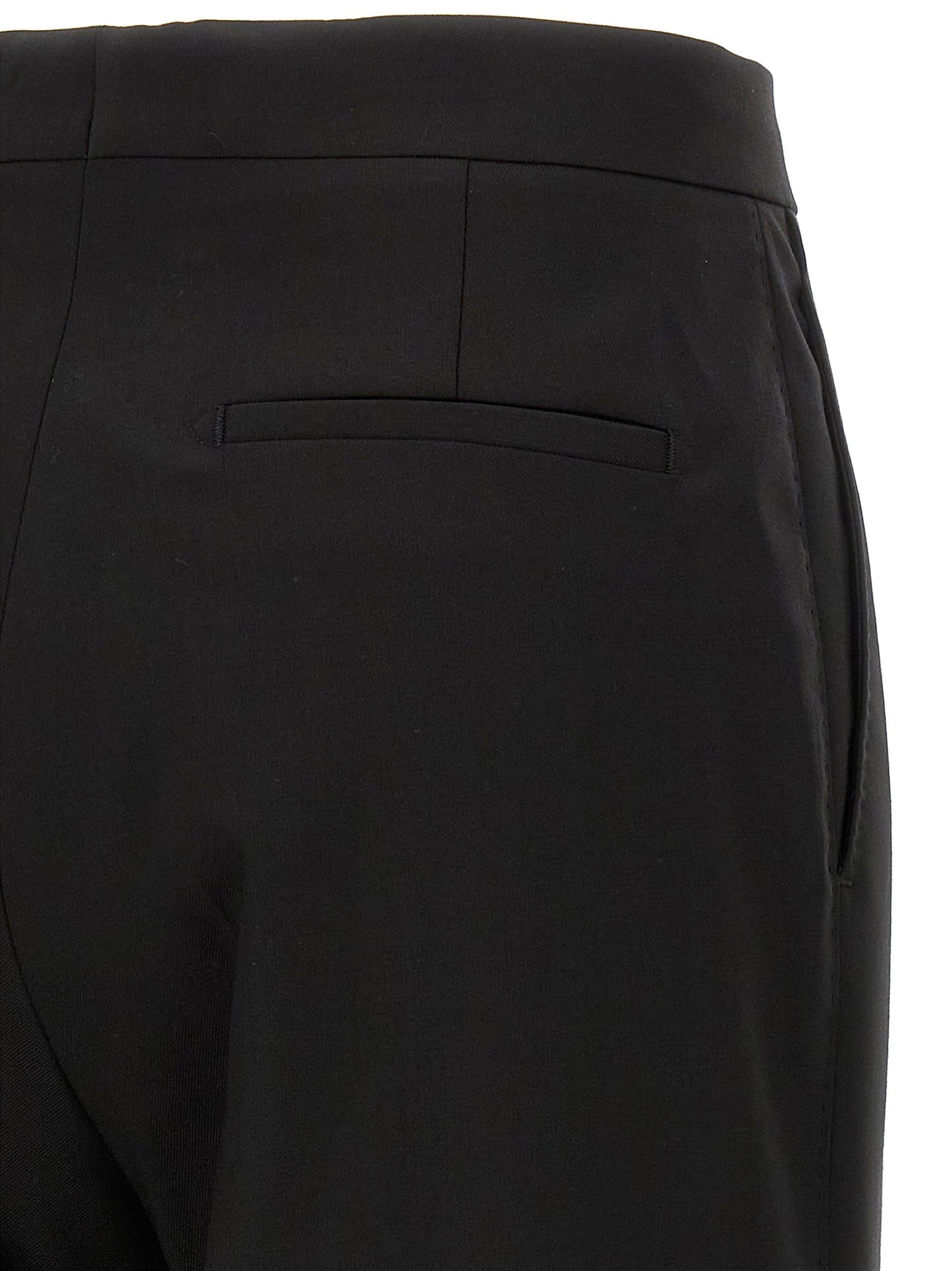 Black Virgin Wool Two-Piece Suit