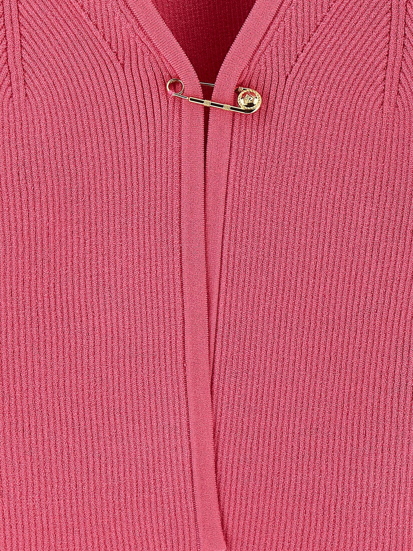 Fuchsia Viscose Cardigan