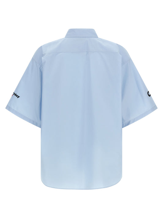 Blue Cotton Blouse