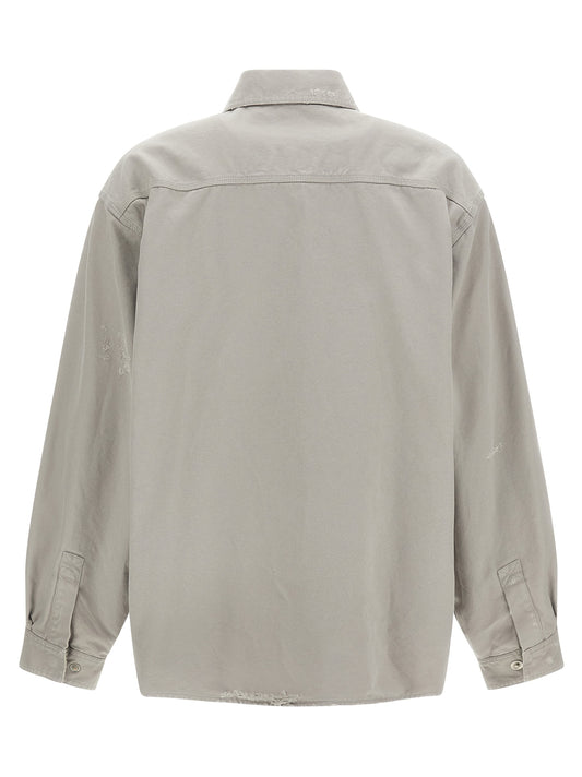 Gray Cotton Blouse
