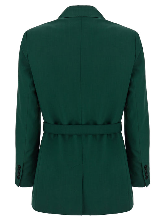 Bicolor Virgin Wool Blazer