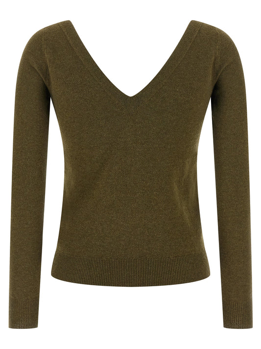 Bicolor Cashmere Cardigan