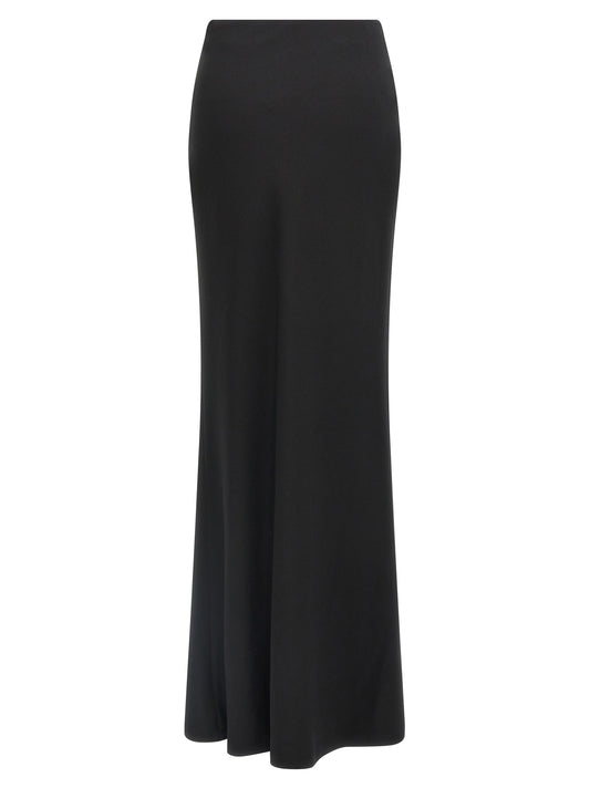 Black Virgin Wool Mini Skirt