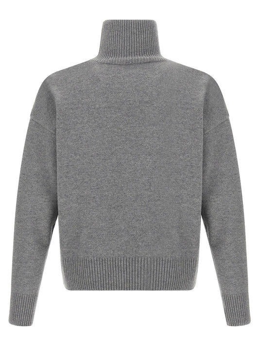Gray Wool Cardigan