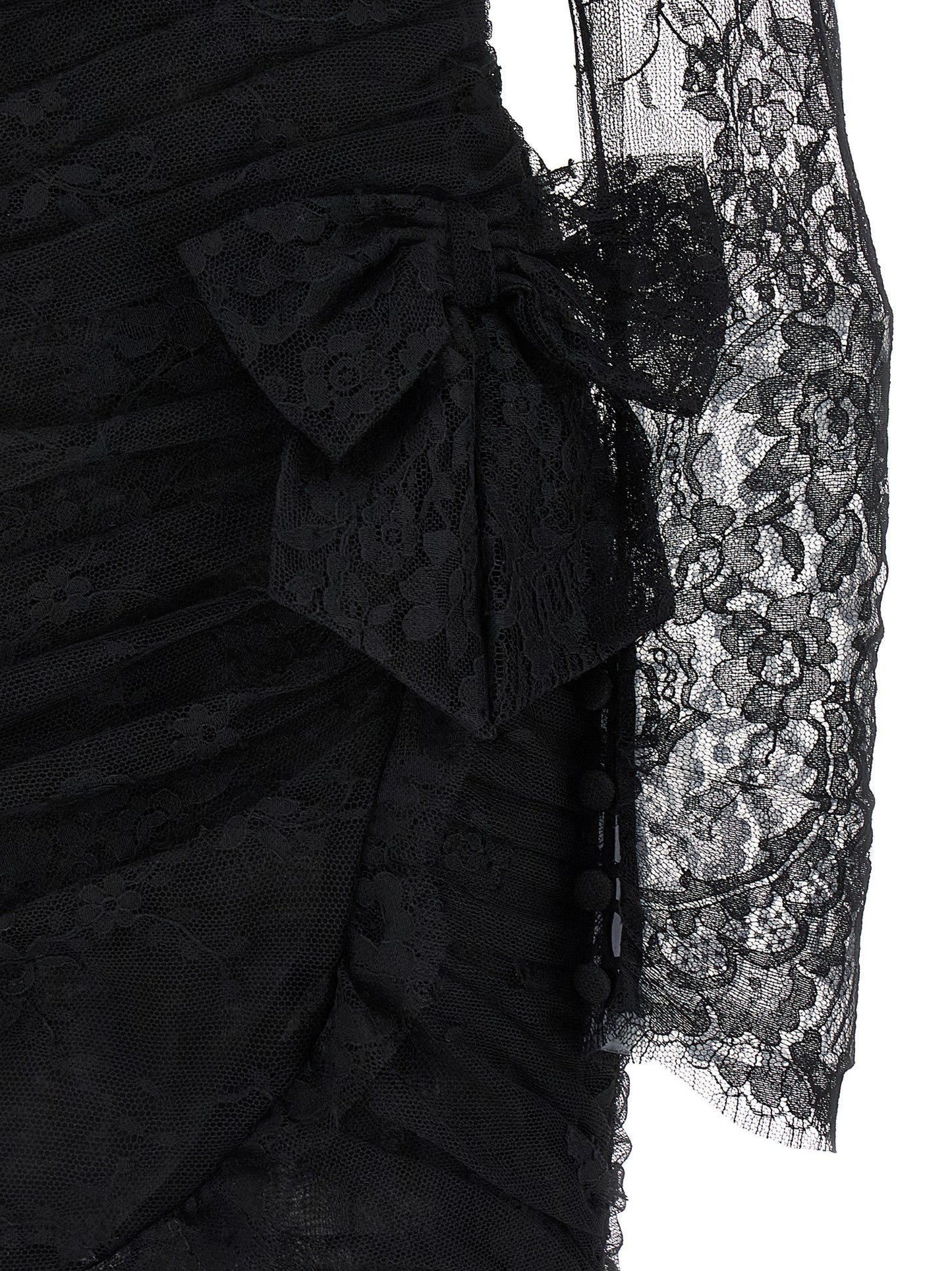 Black Organic Cotton Short Dress