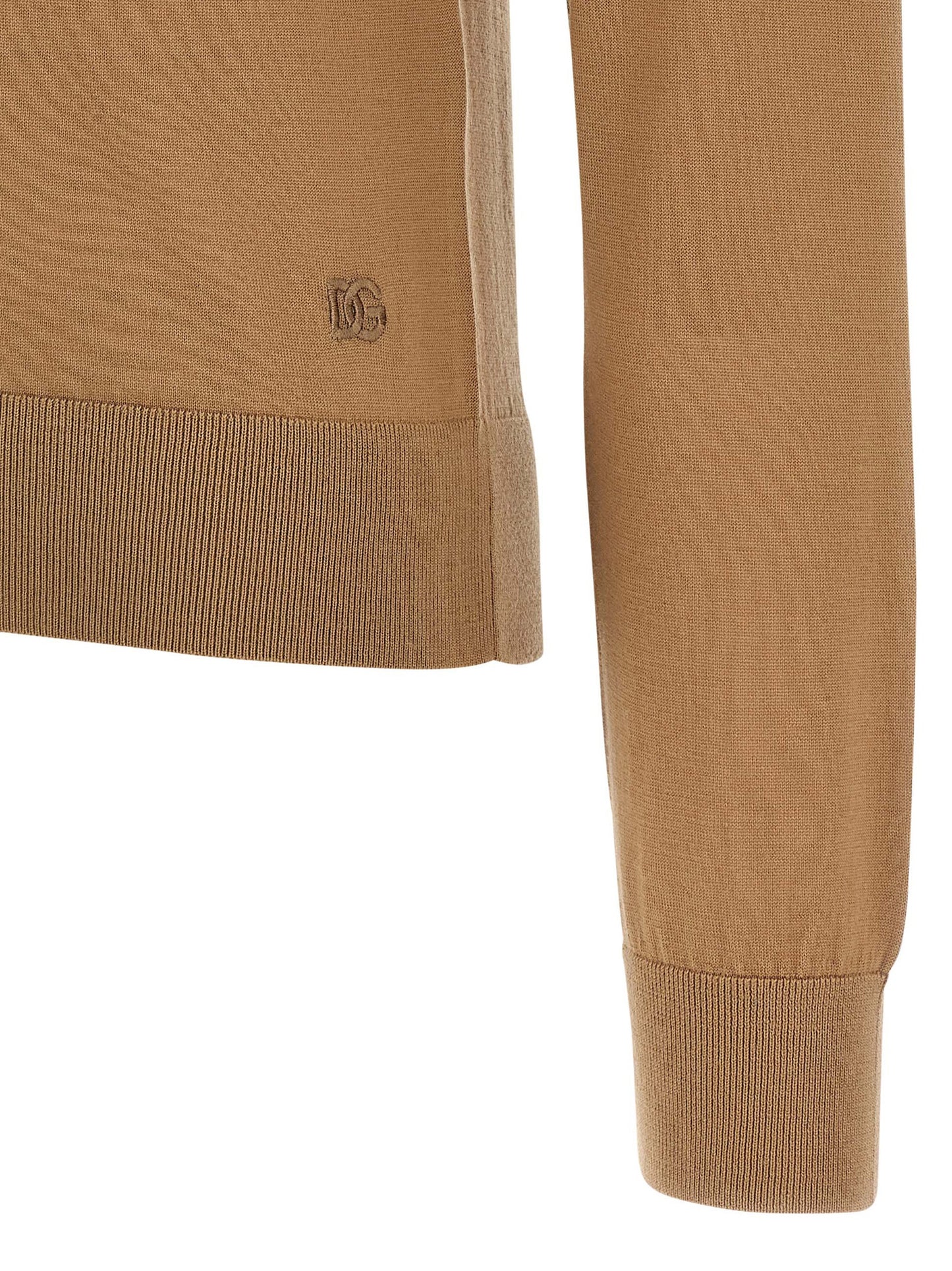 Beige Cashmere Cardigan